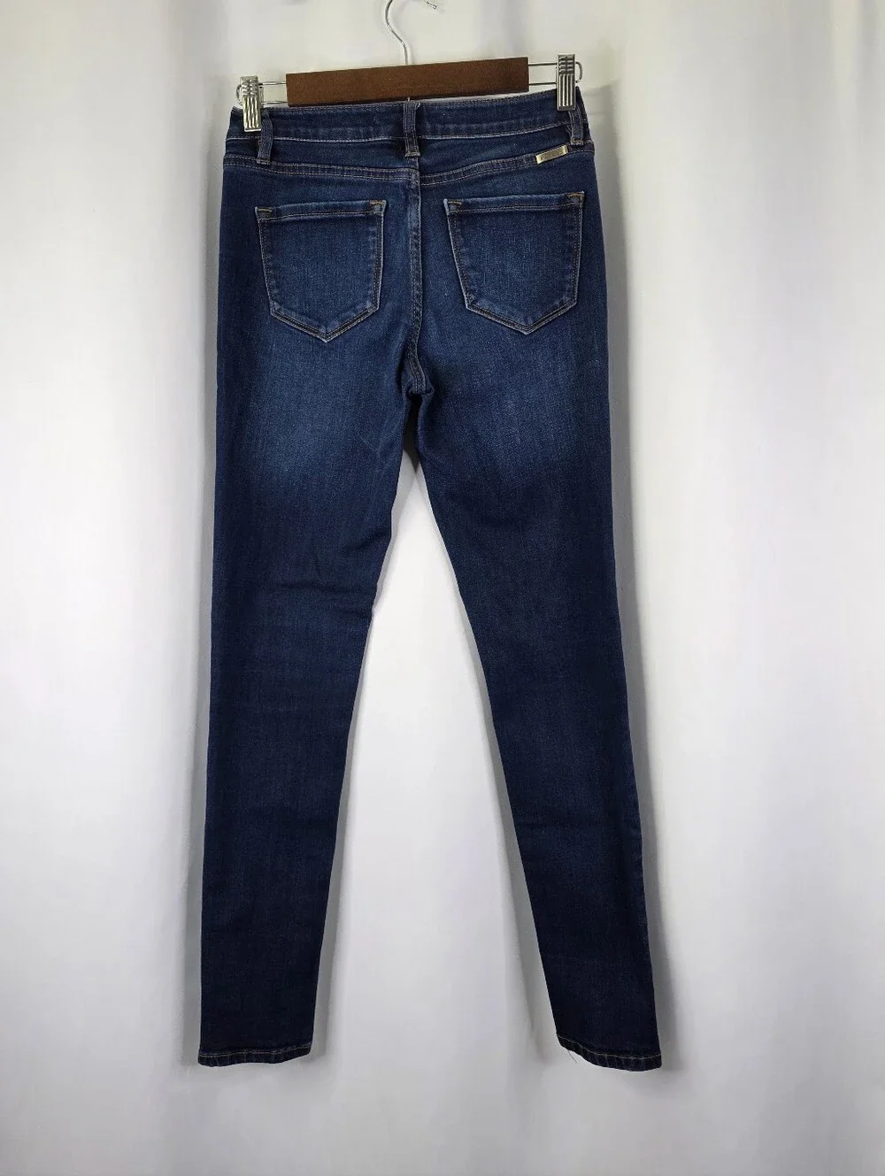 KanCan Jeans Women's Size 3/25 Mid Rise Jegging Jeans Stretchy Super Skinny Blue